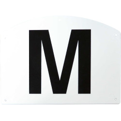 Set van 12 draaimolenletters plastic steun Hippotonic Set van 12 draaimolenletters plastic steun Hippotonic