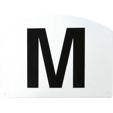 Set van 12 draaimolenletters plastic steun Hippotonic Set van 12 draaimolenletters plastic steun Hippotonic