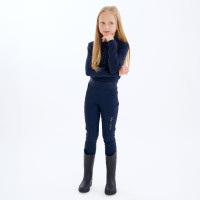 Legging d'équitation Euro-Star Impress FullGrip kids Marine Bleu marine