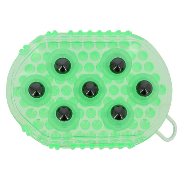 Gant double face étrille et massage Vert Gant double face étrille et massage Vert