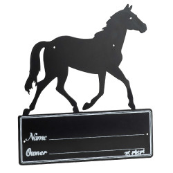 Boxplaat Silhouet van paard Boxplaat Silhouet van paard