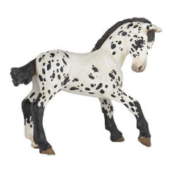 Figurine Poulain Appaloosa noir Papo Figurine Poulain Appaloosa noir Papo