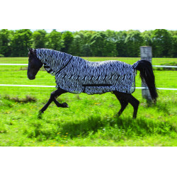 Chemise filet Riding World Combo Motif zèbre noir / blanc Multi-couleurs Chemise filet Riding World Combo Motif zèbre noir / blanc Multi-couleurs