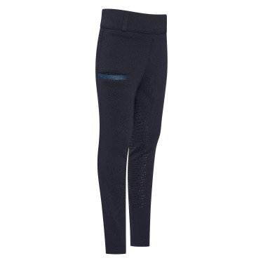 Legging d'équitation Imperial Riding Comfi Sparks FullGrip kids Marine Bleu marine