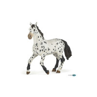 Zwarte Appaloosa-figuur Papo