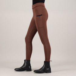Legging d'équitation Imperial Riding Teddy FullGrip femme Bronze Marron