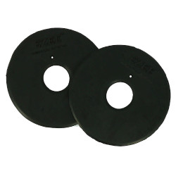 Rondelles de mors Norton semi-ouverte Noir Rondelles de mors Norton semi-ouverte Noir