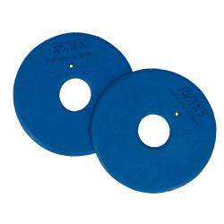 Rondelles de mors Norton semi-ouverte Bleu roi Rondelles de mors Norton semi-ouverte Bleu roi