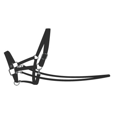 Licol Free Ride Hobby Horse Imperial Riding Free Spirit Noir