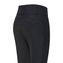 Pantalon d’équitation Euro-Star Aurelle femme Grip Connect Noir