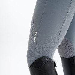 Pantalon d'équitation Euro-Star Camillo original grip genoux homme Titanium Gris