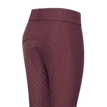 Pantalon d'équitation Imperial Riding Bilou FullGrip femme Figue Violet