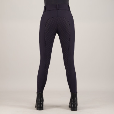 Pantalon d'équitation Imperial Riding Bilou FullGrip femme Marine Bleu marine