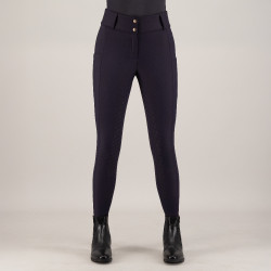 Pantalon d'équitation Imperial Riding Bilou FullGrip femme Marine Bleu marine