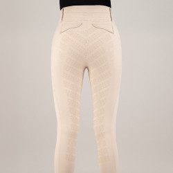 Pantalon d'équitation Imperial Riding Fairytale FullGrip femme Gris / sable