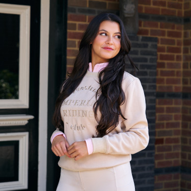 Pull Imperial Riding Joyce femme Gris / sable