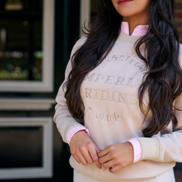 Trui Imperial Riding Joyce dames Grijs / zand