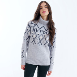 Pullover HV Polo Dorian femme Naturel Marron