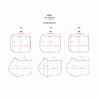 Zadelpad HV Polo Celia club GP Wit Zadelpad HV Polo Celia club GP Wit