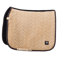 Tapis de selle HV Polo Luxury Dressage Champagne Beige Tapis de selle HV Polo Luxury Dressage Champagne Beige