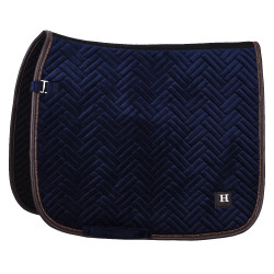 Tapis de selle HV Polo Luxury Dressage Marine Bleu marine