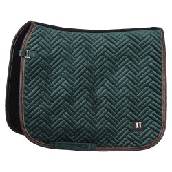 Tapis de selle HV Polo Luxury Dressage Vert canard Tapis de selle HV Polo Luxury Dressage Vert canard