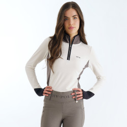 HV Polo Lavinia top dames Ivoor Beige