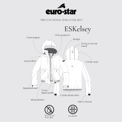 Veste bomber Euro-Star Kelsey femme Veste bomber Euro-Star Kelsey femme