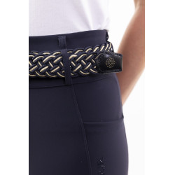 Ceinture Harcour x Versailles Charline Marine / doré clair Bleu marine Ceinture Harcour x Versailles Charline Marine / doré clair Bleu marine