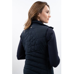 Mouwloze bodywarmer Harcour x Versailles Leonie Marine Marineblauw