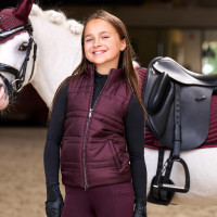 Mouwloze bodywarmer Imperial Riding Bonnie kids Vijg Violet Mouwloze bodywarmer Imperial Riding Bonnie kids Vijg Violet