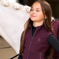 Mouwloos vest Imperial Riding Cybil kids Vijg Violet