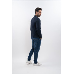 Polo Harcour Malik Marine Marineblauw Polo Harcour Malik Marine Marineblauw