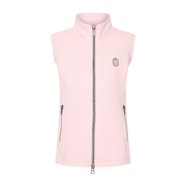 Veste sans manches Imperial Riding Cybil kids Barbe à papa Rose