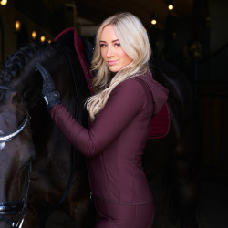 Softshelljas Imperial Riding Brenda dames Vijg Violet