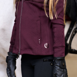 Veste tech Imperial Riding Brett kids Figue Violet Veste tech Imperial Riding Brett kids Figue Violet