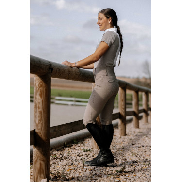 Pantalon Equithème Queen femme Taupe Marron Pantalon Equithème Queen femme Taupe Marron