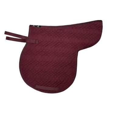 Tapis de selle Claude T de T Bordeaux Tapis de selle Claude T de T Bordeaux