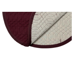 Tapis de selle Claude T de T Bordeaux Tapis de selle Claude T de T Bordeaux