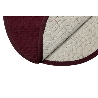 Tapis de selle Claude T de T Bordeaux Tapis de selle Claude T de T Bordeaux