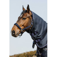 Halsstuk Equithème Anatomic Aisance 1200D Marine Marineblauw