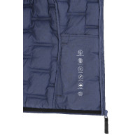 Mouwloos, naadloos gewatteerd vest Je t'aime Equithème Aurore Blauw/grijs