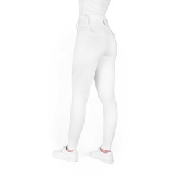 Legging à fond silicone Equithème Alizé femme Blanc Legging à fond silicone Equithème Alizé femme Blanc