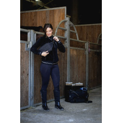 Pochette Je t'aime Equithème + Porte monnaie Noir