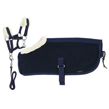 Set Mini licol+couverture Pony Academy Marine Bleu marine