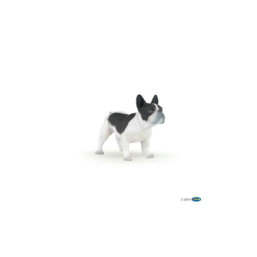 Figurine Bouledogue français noir et blanc Papo Figurine Bouledogue français noir et blanc Papo