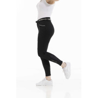 Pantalon Equithème Claudine fond silicone Noir Pantalon Equithème Claudine fond silicone Noir