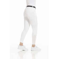 Pantalon Equithème Claudine fond silicone Blanc Pantalon Equithème Claudine fond silicone Blanc