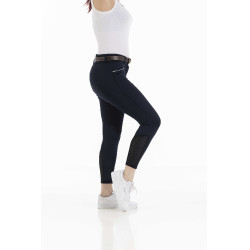 Pantalon Equithème Claudine fond silicone Bleu marine