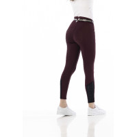 Pantalon Equithème Claudine fond silicone Bordeaux
